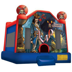 Children will enjoy “A pirates Life” with this incredible Licensed Disney inflatable.